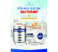 bồn nước inox 300l, 500l, 700l, 1000l, 1500l 2000l, 2500l, 3000l, 4000l, 5000l, 6000l ngang & đứng
