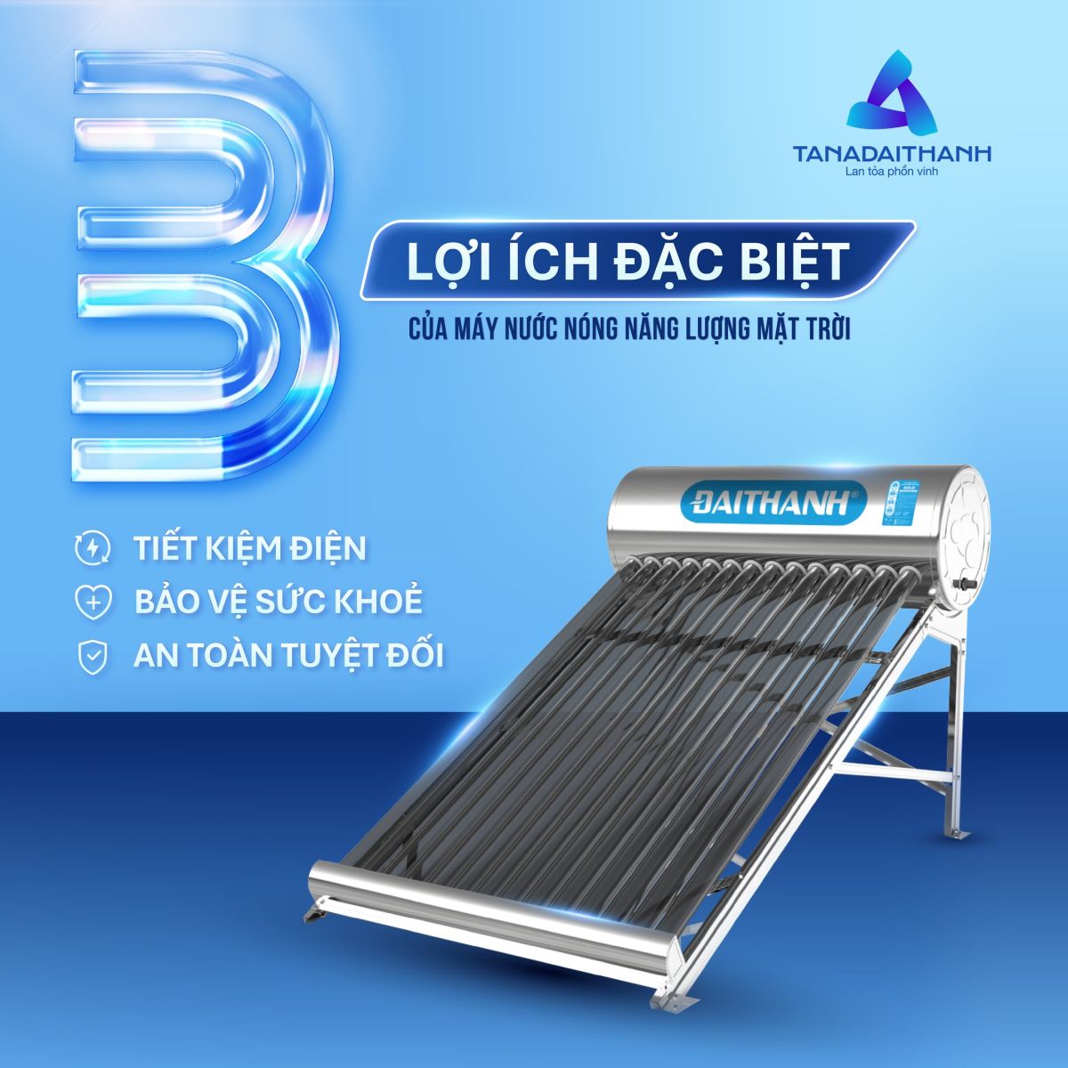 Máy nước nóng năng lượng mặt trời 315lit