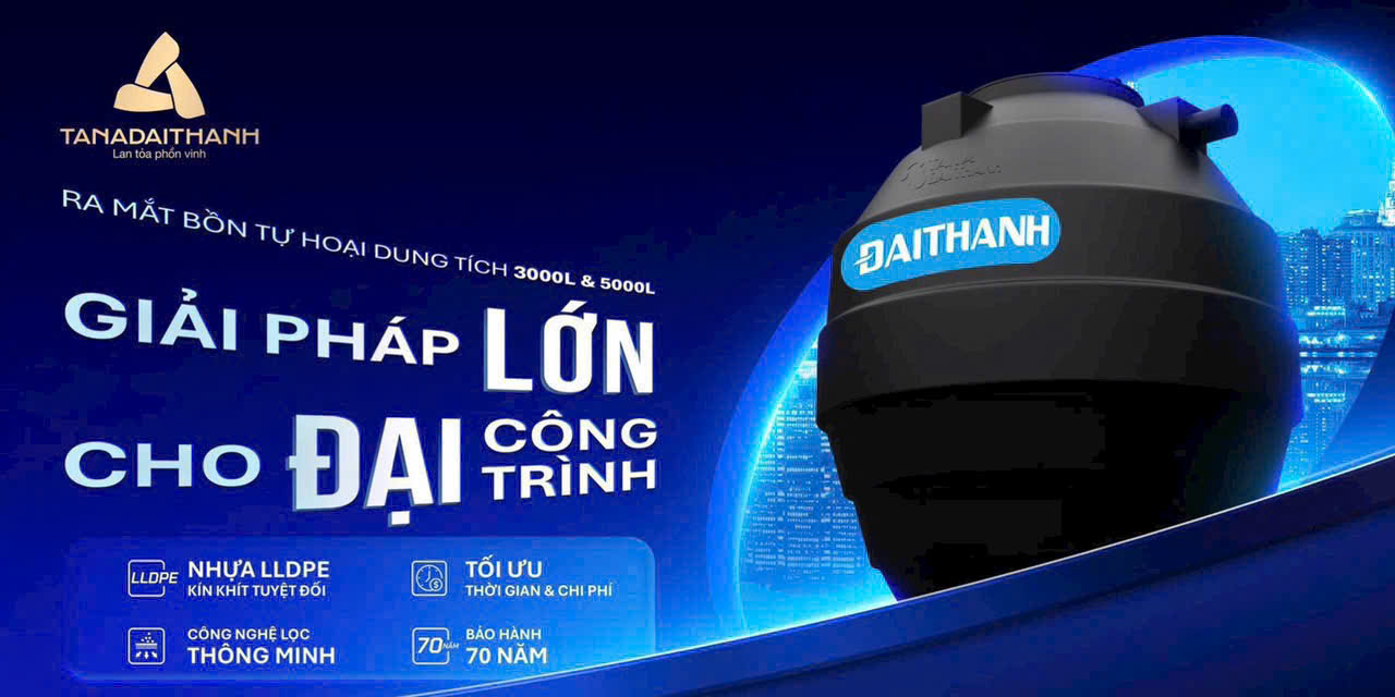 Bồn tự hoại 3000L và 5000L