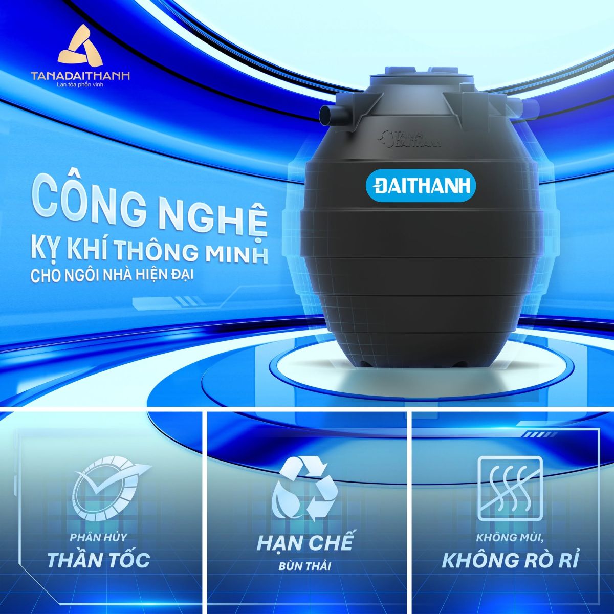 Bồn tự hoại Tân Á Đại Thành