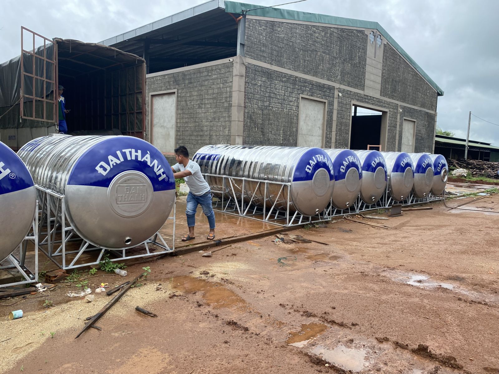 Bồn nước inox 8000L