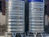 Bồn nước inox 7000L (lít) mẫu đứng 7 khối công nghiệp
