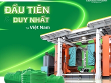 Siêu bồn chứa nước plasma bằng nhựa hdpe - Kết cấu 6 lớp Độc Quyền chỉ có tại Tân Á Đại Thành
