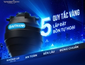 Bồn tự hoại 2500L (lít) hay còn gọi là 2,5 khối mẫu đứng