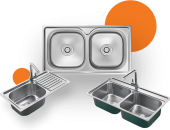 Chậu rửa chén inox thế hệ mới Tân Á Đại Thành liên doanh Wonang Hàn Quốc