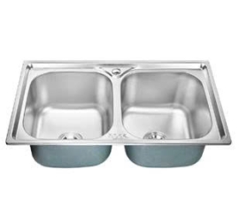 Chậu rửa inox RE320 - WED07843 WONANG Hàn Quốc「dập liền khối」
