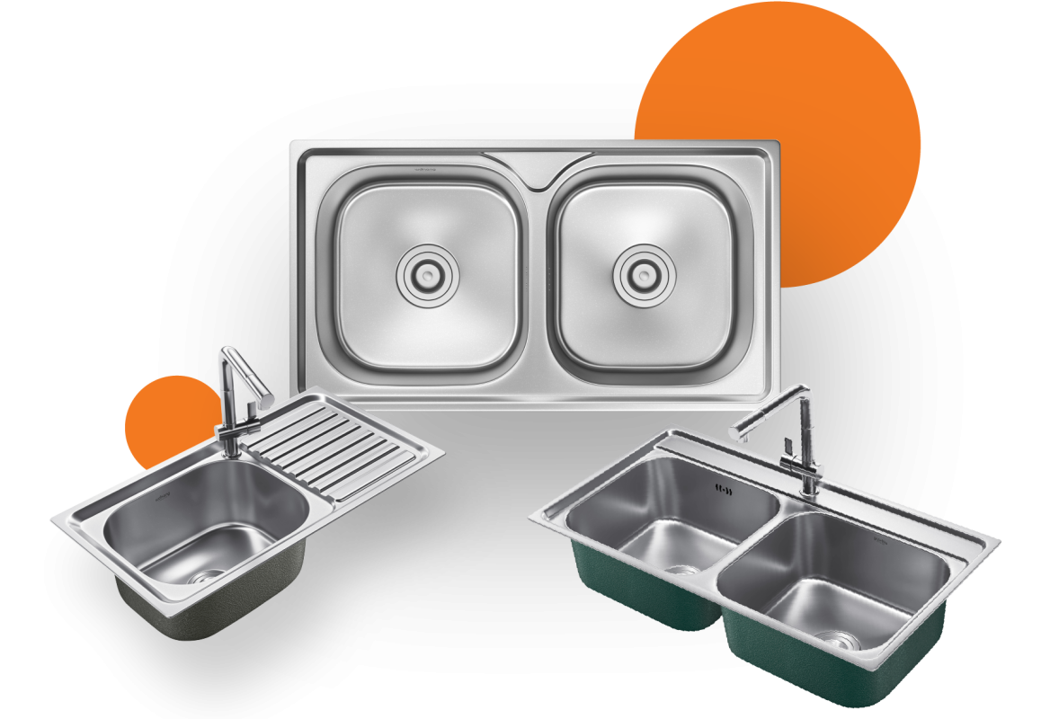 Chậu rửa chén inox WONANG KOREA